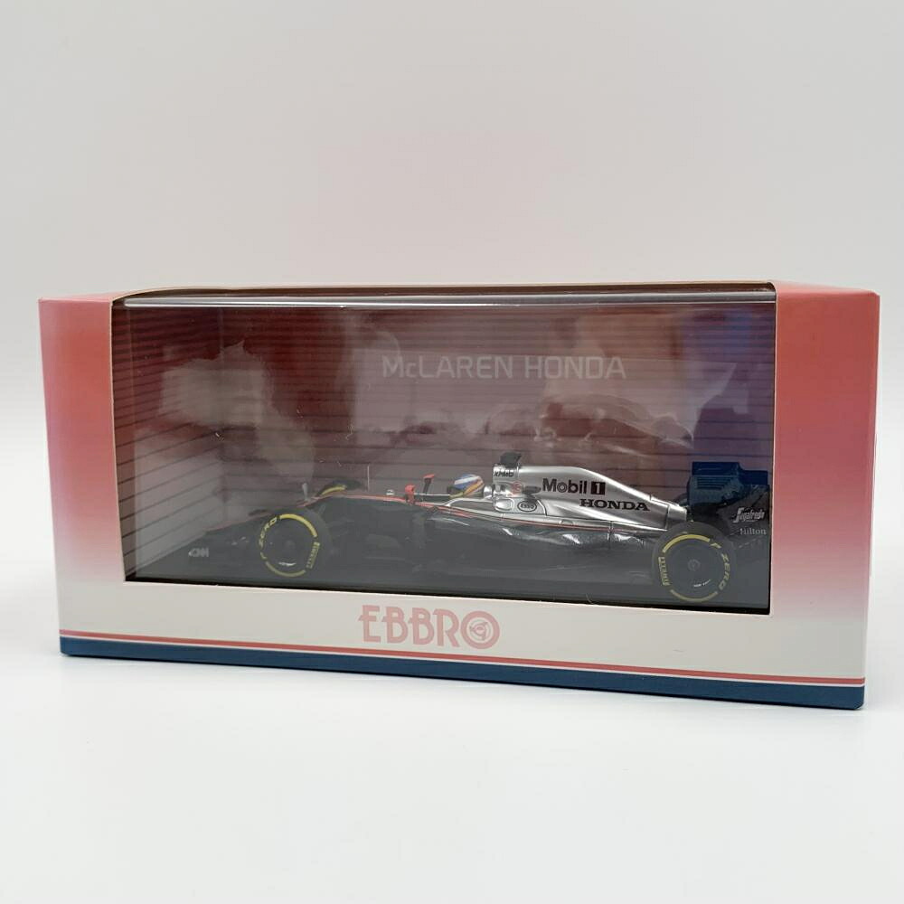 【中古】開封 エブロ 1/43 マクラーレン ホンダ MP4-30 Early Season 2015 #14 F.アロンソ[17] 車-乗り物のおもちゃ-おもちゃ