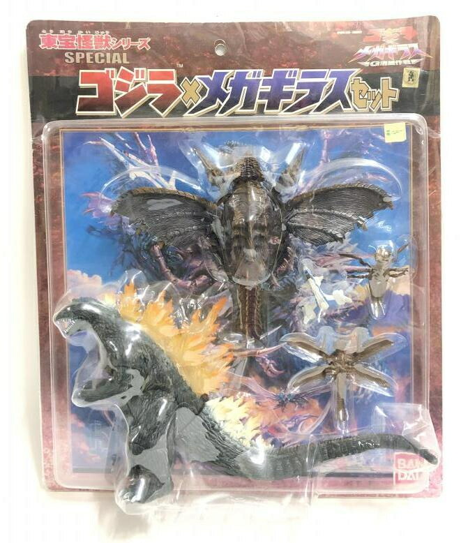 【中古】[開封] バンダイ 東宝怪獣シリーズ SUPECIAL ゴジラ×メガギラスセット ▲G消滅作戦▲[92]画像