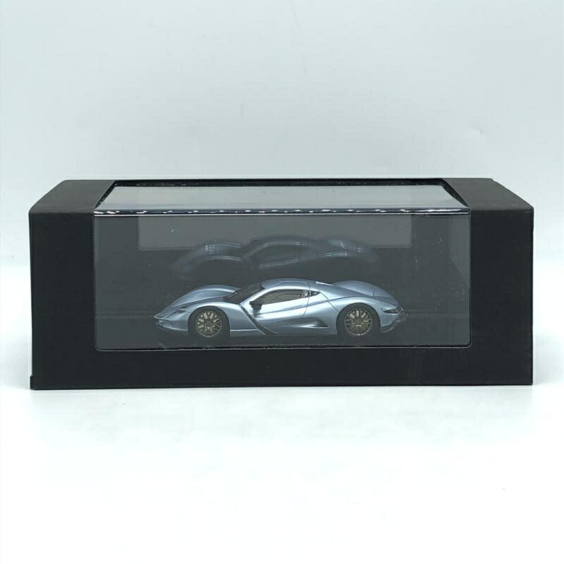 【中古】1/43 ｲﾝﾀｰｱﾗｲﾄﾞ ASPARK OWL (2020) ﾌﾞﾙｰｲｯｼｭｼﾙﾊﾞｰﾒﾀﾘｯｸ[10] ミニカー・トイカー-おもちゃ-乗り物のおもちゃ