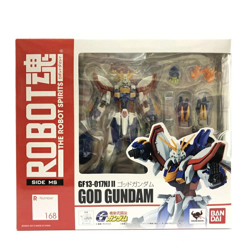 【中古】開封･箱傷み有、左手パーツ一つ不足）ROBOT魂 SIDE MS ゴッドガンダム バンダイ[66]｜お宝創庫