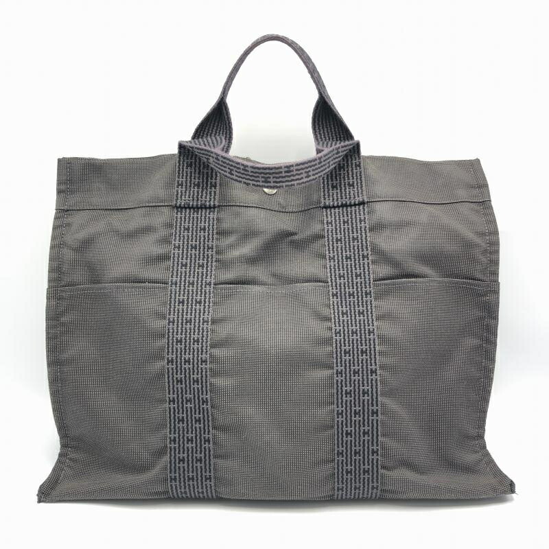 HERMES エルメス トートバッグ グレー MM 4500325Y0176 中古・古着通販】HERMES (エルメス) トートバッグ グレー