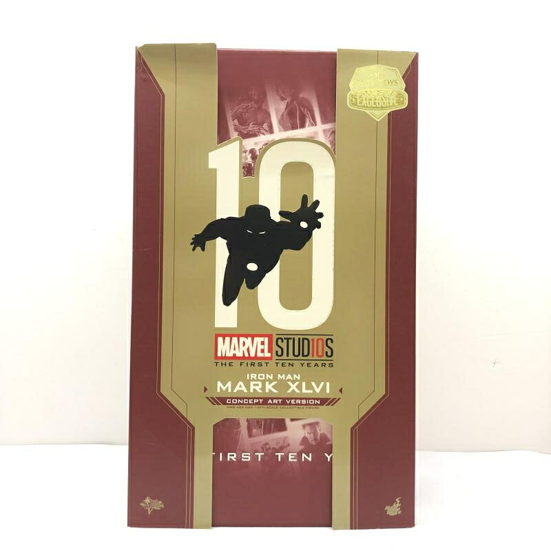 【中古】開封･箱と塗装傷み有、ドライバー不足) ムービーマスターピース アイアンマン･マーク46(コンセプトアート版）[66]