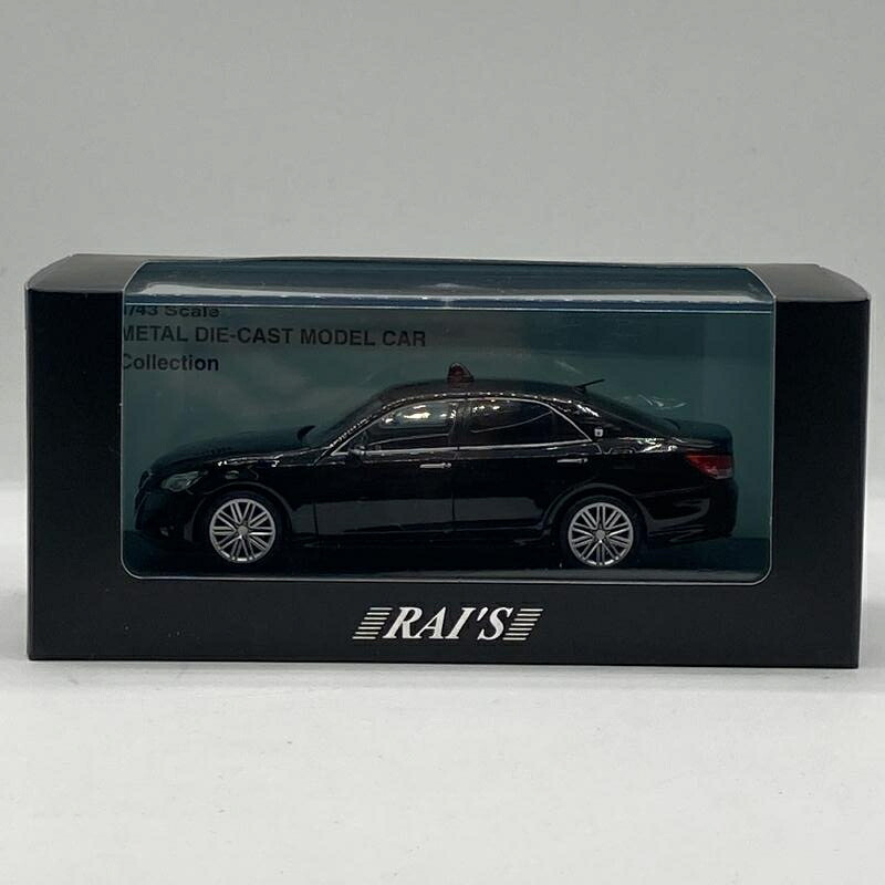 【中古】1/43 ヒコセブン トヨタ クラウン アスリート (GRS214) 2017 警視庁高速道路交通警察隊車両 (覆面 黒)[90]