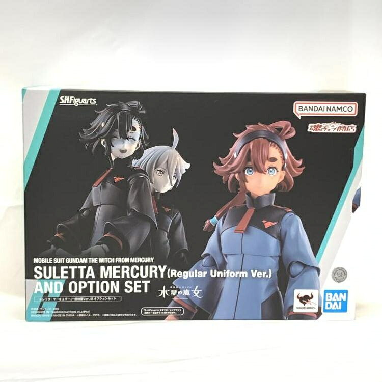 【中古】未開)S.H.Figuarts スレッタ･マーキュリー (一般制服Ver.)&オプションセット [19]