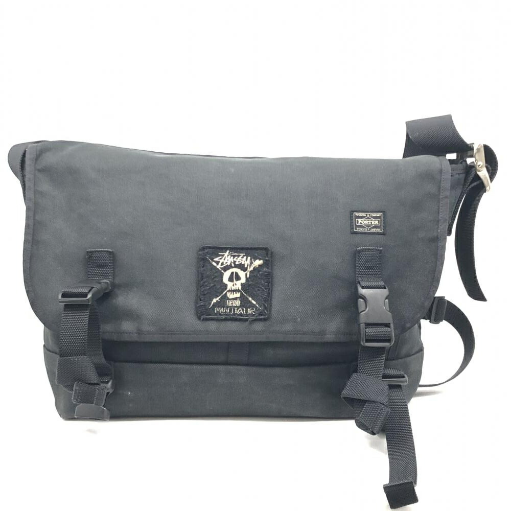 stussy porter メッセンジャーバック　ショルダーバッグ　神フェード STUSSY - porter × stussy メッセンジャーバッグ ポーター