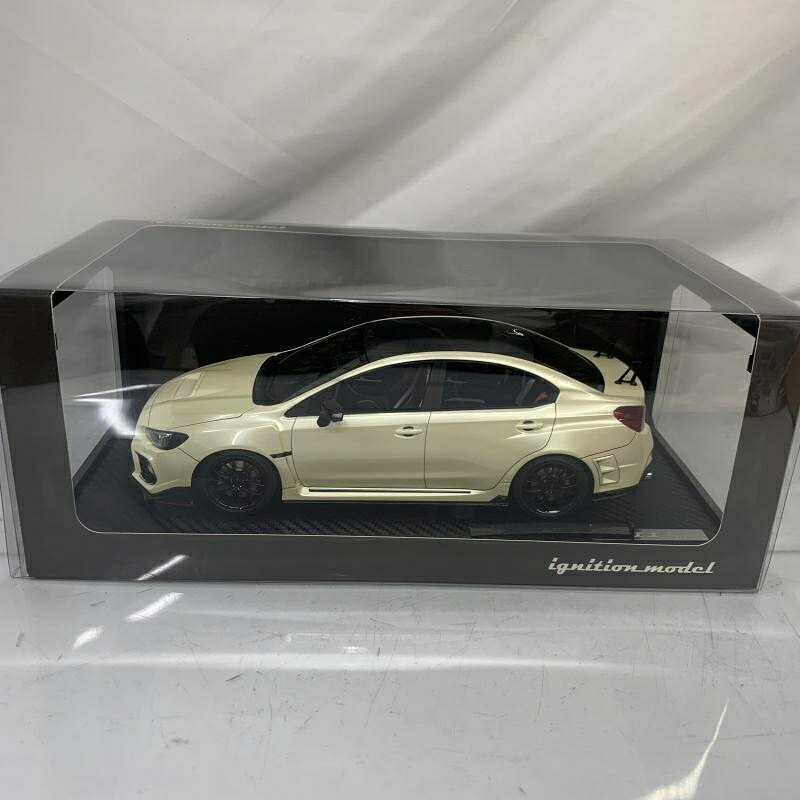 【中古】ﾘｱｳｲﾝｸﾞ破損)1/18 ｲｸﾞﾆｯｼｮﾝﾓﾃﾞﾙ SUBARU S208 (CBA-VAB) Crtstal White Pearl[91]