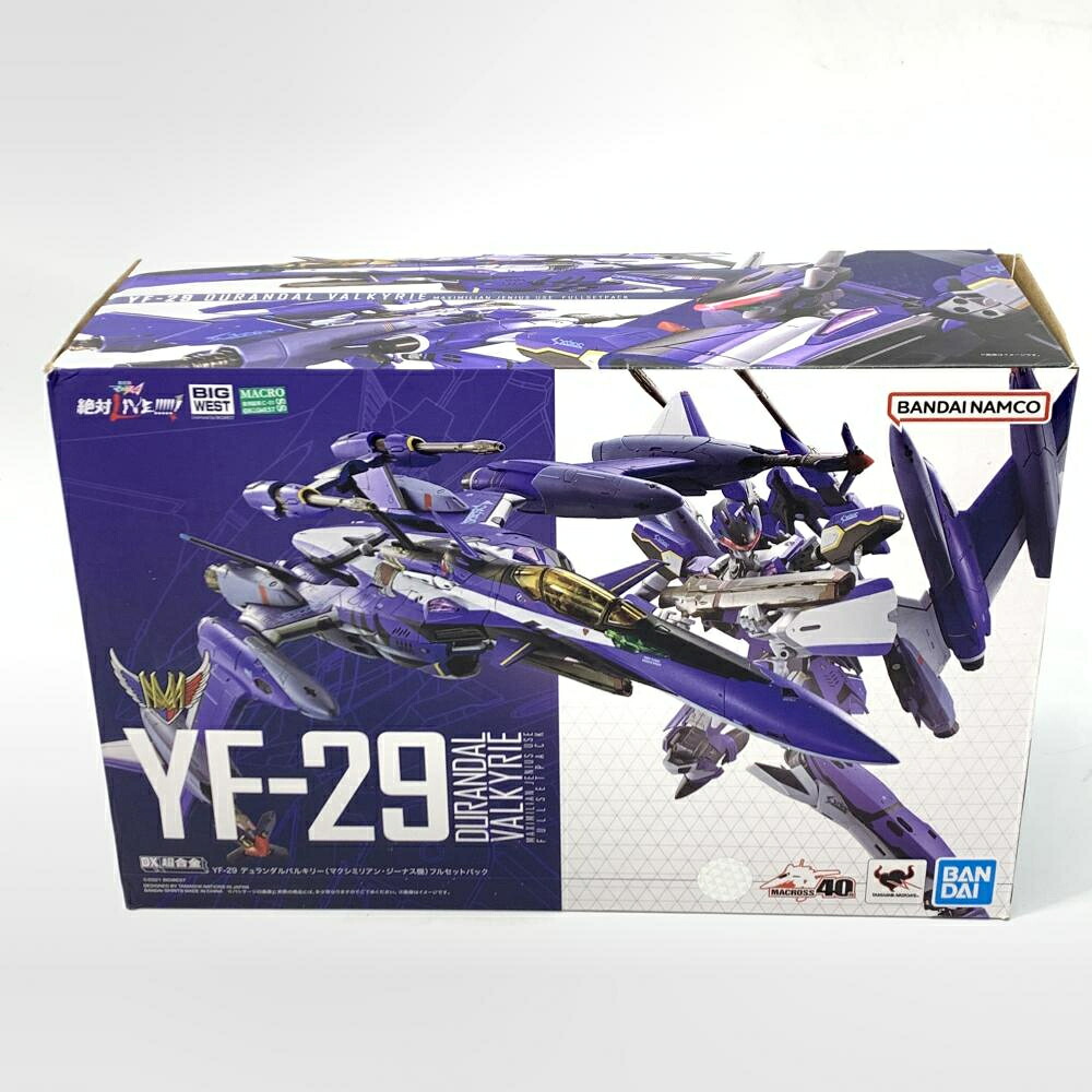 【中古】HB開封･パーツ折れ)DX超合金 YF-29 デュランダルバルキリー(マクシミリアン･ジーナス機) フルセットパック[10]