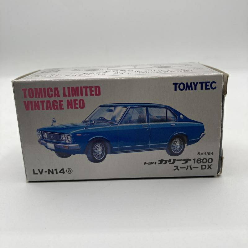 【中古】TOMICA LV-N14a カリーナ 1600 スーパーデラックス (青)[90]