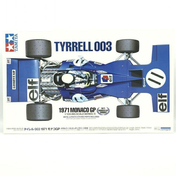 【中古】ｸﾙﾏ）BS54 1/12 タイレル003 1971 モナコGP[69]