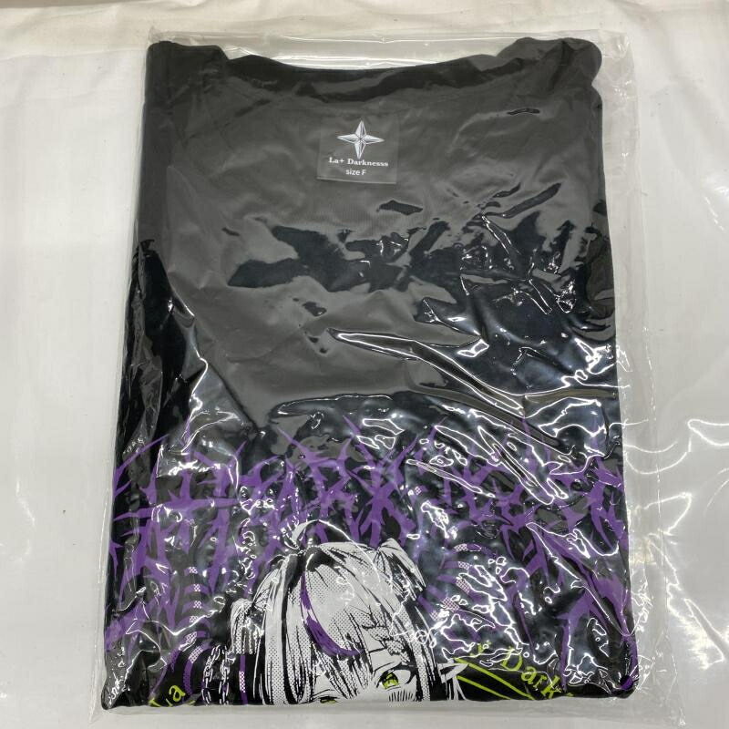 【中古】未開封)ラプラス・ダークネス Tシャツ ブラック フリーサイズ 「バーチャルYouTuber ホロライブ ラプラス・ダークネス 活動1周年記念」[22]