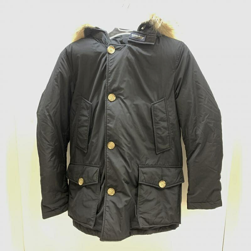 【中古】WOOLRICH ARCTIC PARKA XS ネイビー　ウールリッチ [92]