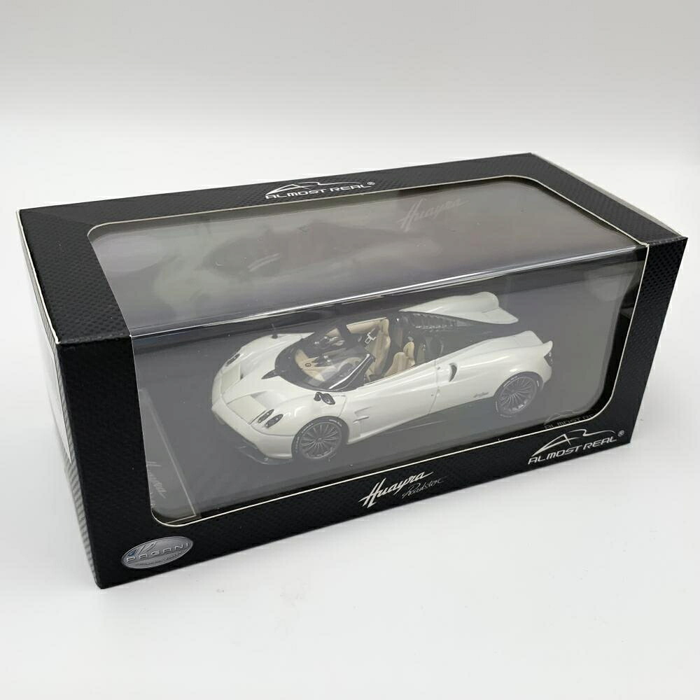 【中古】開封 ALMOST REAL オールモストリアル 1/43 パガーニ ウアイラ ロードスター 2017 (ホワイト)[17]