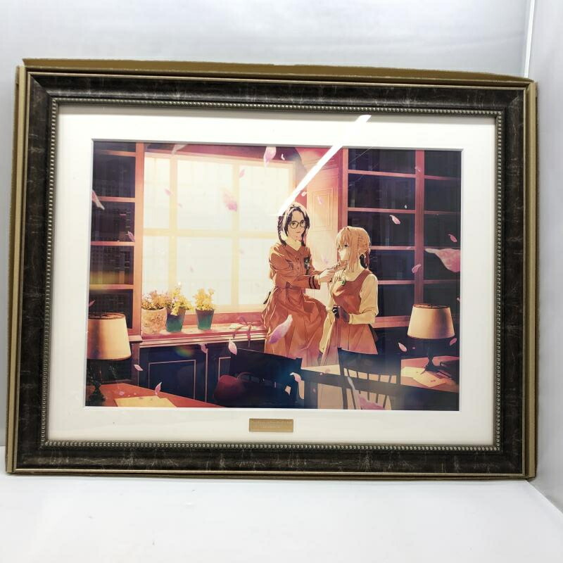 【中古】京都アニメーション 額装アート -色景-【朱】開封品 ヴァイオレット・エヴァーガーデン 外伝 永遠と自動手記人形[97]画像
