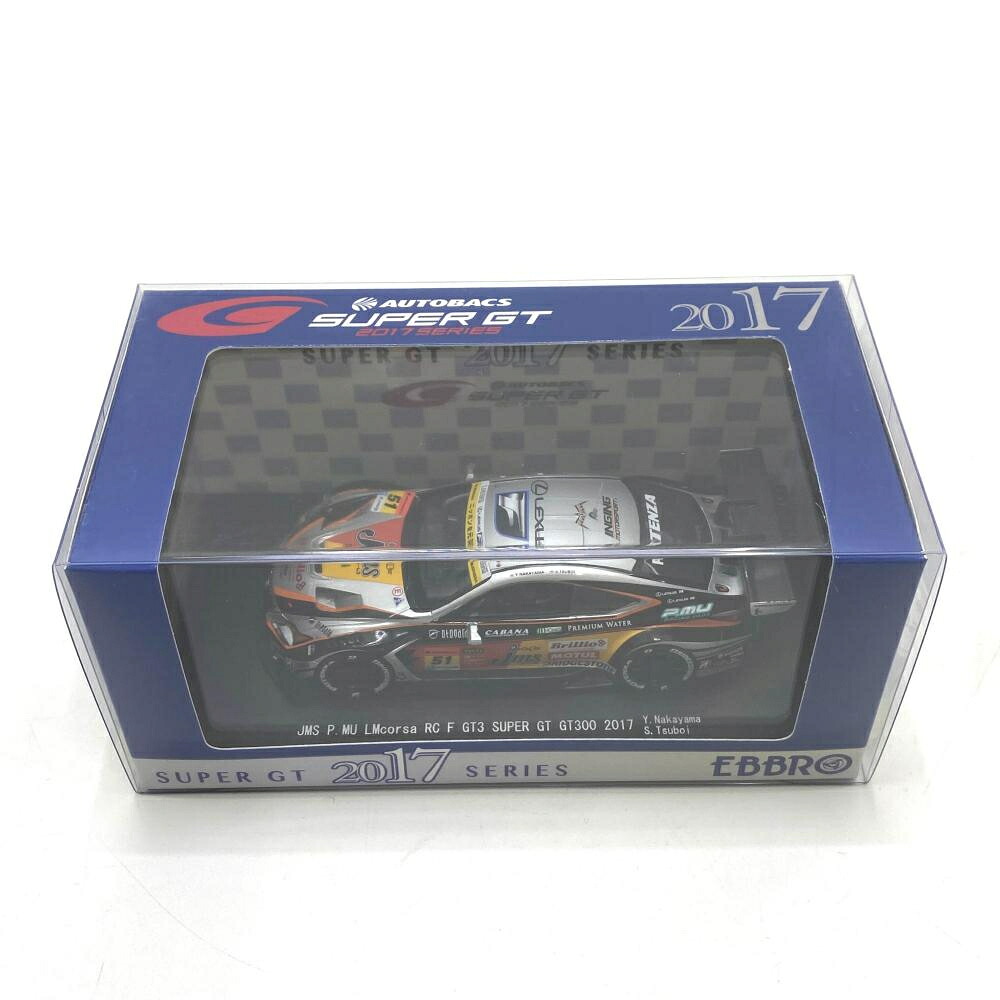 【中古】【開封】1/43 JMS P.MU LMcorsa RC F GT3 SUPER GT GT300 2017 #51　エブロ(EBBRO)[95]