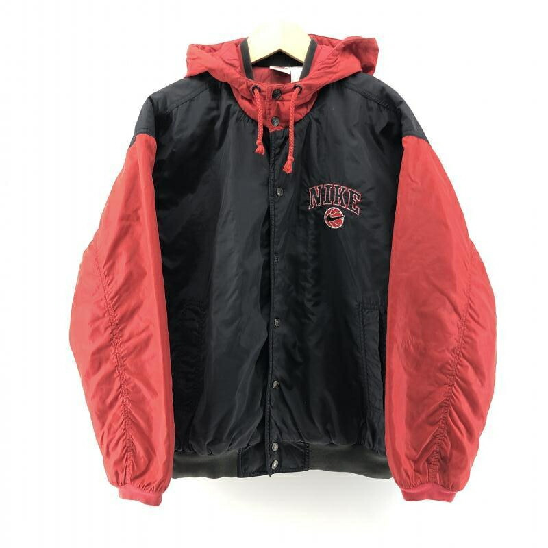 90s NIKE Forceシリーズ スタジャン ブラック ウール キルティング 90s NIKE Forceシリーズ スタジャン ブラック ウール キルティング