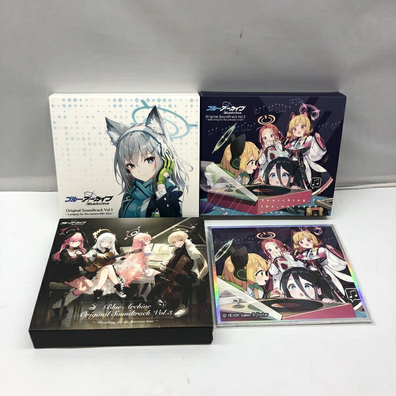 【中古】Yoster Original Soundtrack Vol.1～Vol.3 開封品 ブルーアーカイブ[97]
