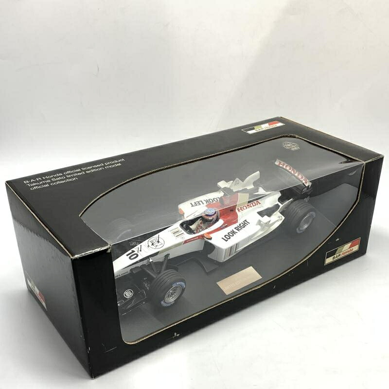 【中古】minichampus 1/18 B.A.R HONDA　Takuma　Sato　limited edition[10]