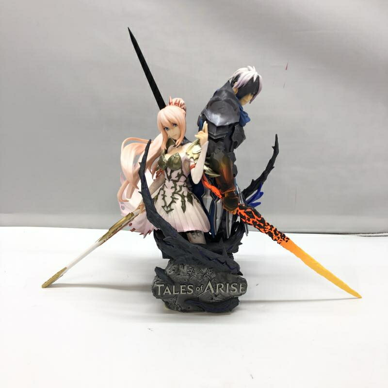 【中古】バンダイナムコ アルフェン＆シオン スタチューフィギュア 本体のみ テイルズ オブ アライズ[97]