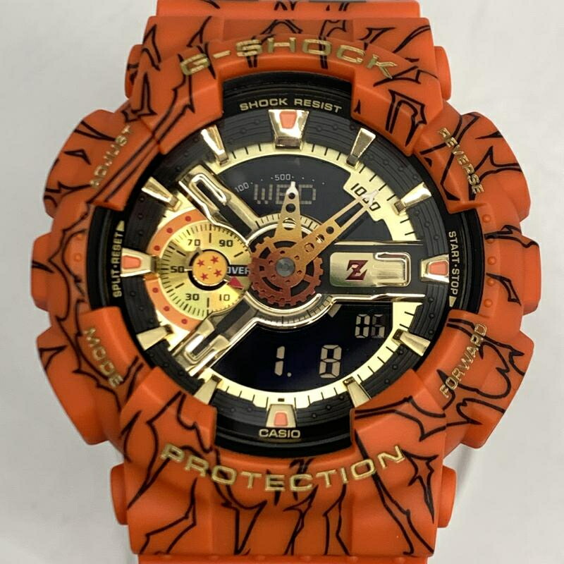 【中古】CASIO G-SHOCK × ドラゴンボールZ コラボレーションモデル GA-110JDB カシオ ジーショック[10]