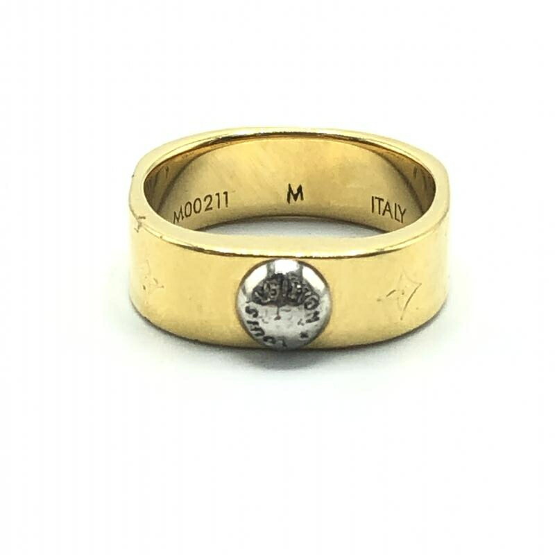 メンズ　VUITTON ルイヴィトン　指輪　リング　モノグラム　ストラス　M LOUIS VUITTON ルイヴィトン リング モノグラム RING LV MOSAIC