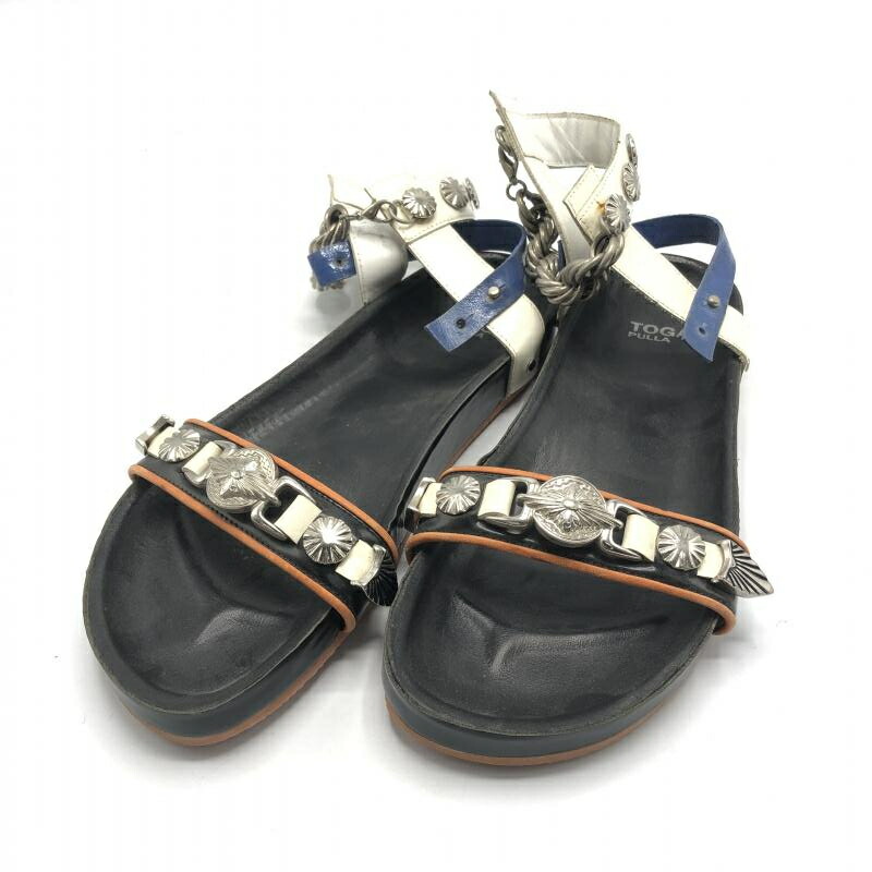 TOGA PULLA トーガ プルラ BEAMS別注 メタルサンダル 24cm 6PA.jpg