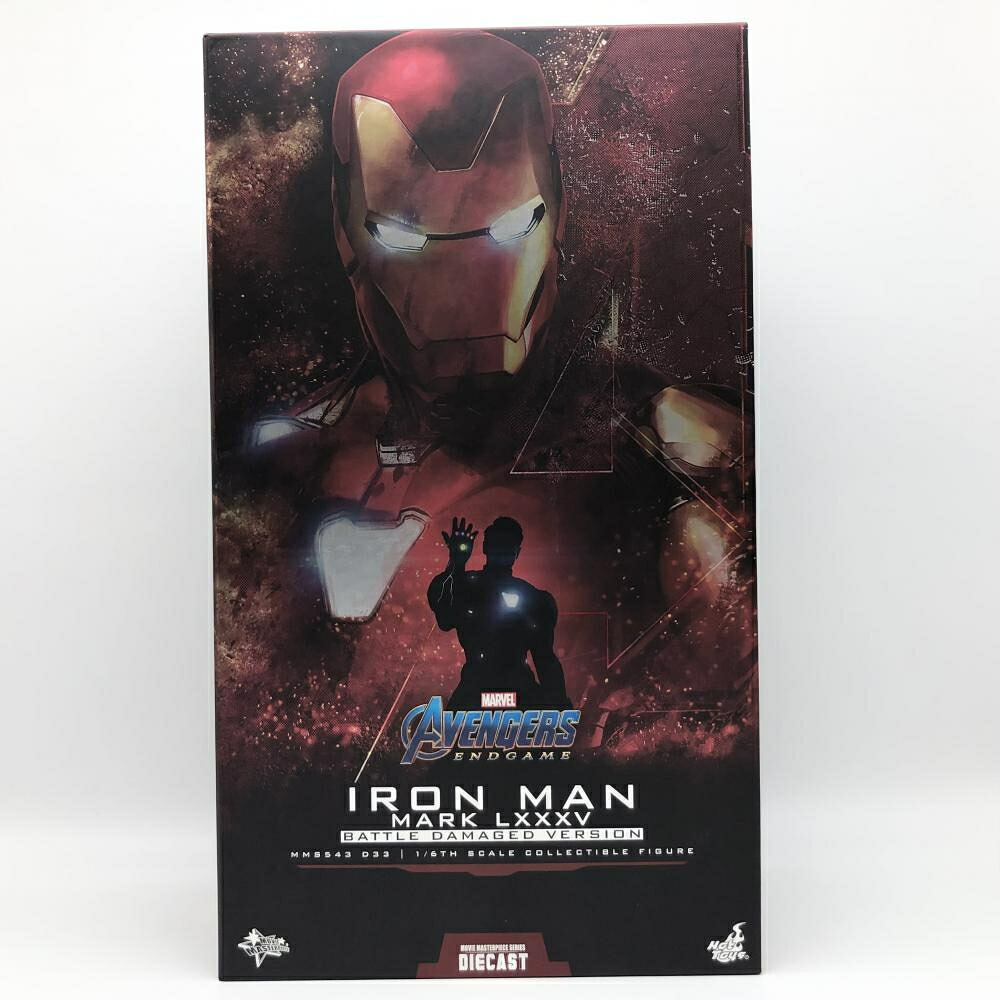【中古】開封 ホットトイズ エンドゲーム ムービー･マスターピース DIECAST 1/6 MM#543D33 アイアンマン･マーク85 バトルダメージ版[17]