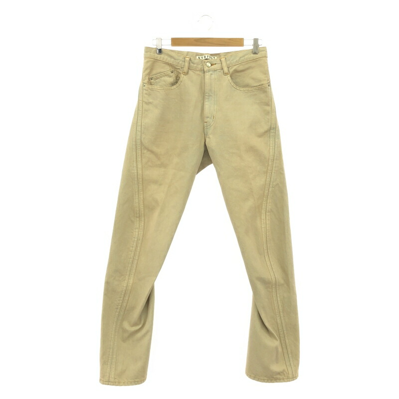 【中古】NVRFRGT 3D TWIST JEANS サイズ2 ベージュ NF232P05B ネヴァーフォーゲット[17] 8,117円