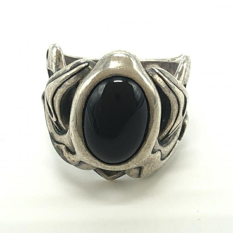 レア廃盤品　エムズコレクション　ピットブルリング　シルバー925 エムズコレクション レア ピットブル シルバー925 シルバーリング