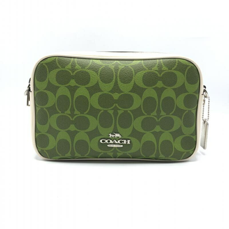 【楽天市場】【中古】COACH シグネチャーショルダーバッグ A2011-68168 ホワイト グリーン コーチ[10]：お宝創庫