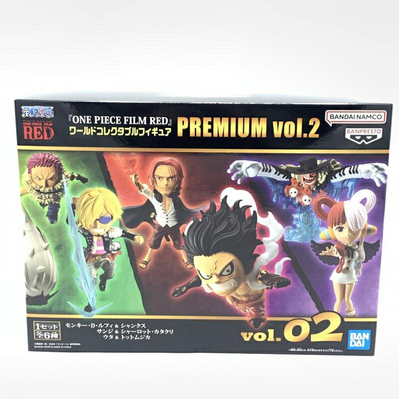 【中古】ワールドコレクタブル PREMIUM Vol.2 シャンクス＆ルフィ＆カタクリ＆サンジ＆ウタ＆トットムジカ(6体セット)[10]