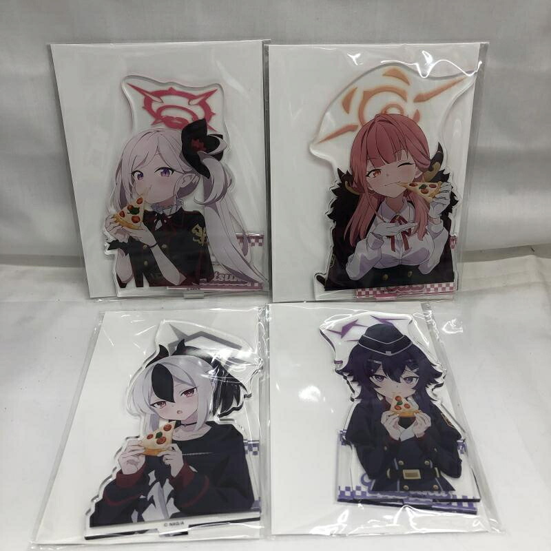 【中古】未開封)ピザハットコラボ アクリルスタンド 4種セット アル ムツキ カヨコ ハルカ[22]