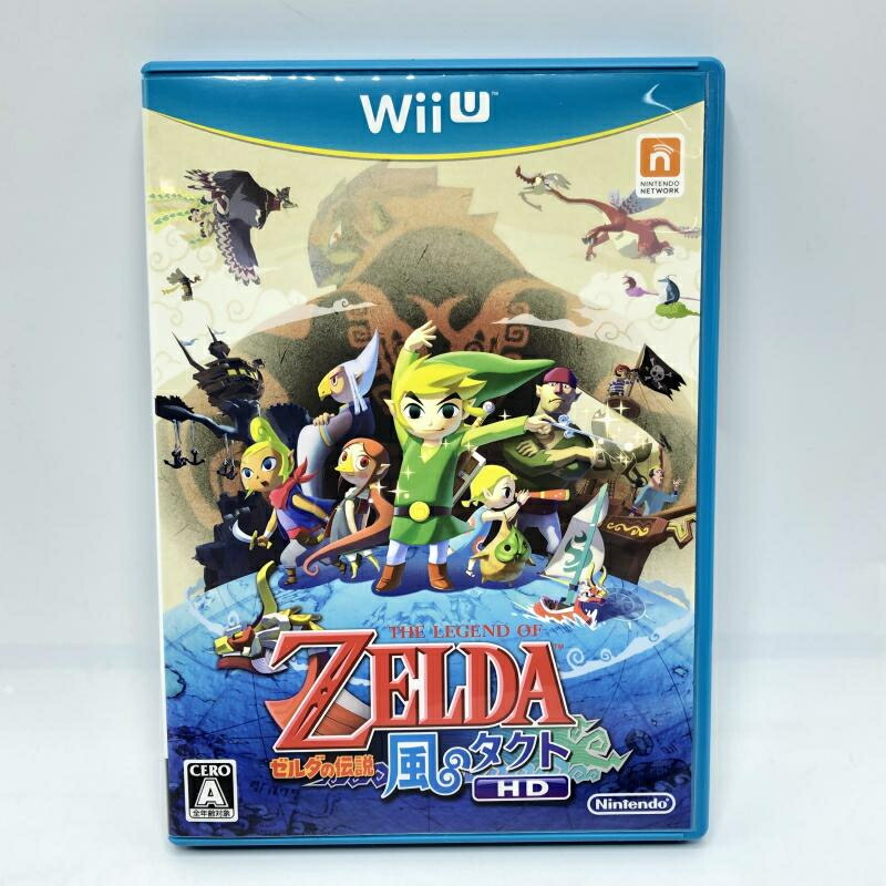 【中古】WiiU）任天堂　Wii U　ｾﾞﾙﾀﾞの伝説 風のﾀｸﾄ HD[10]