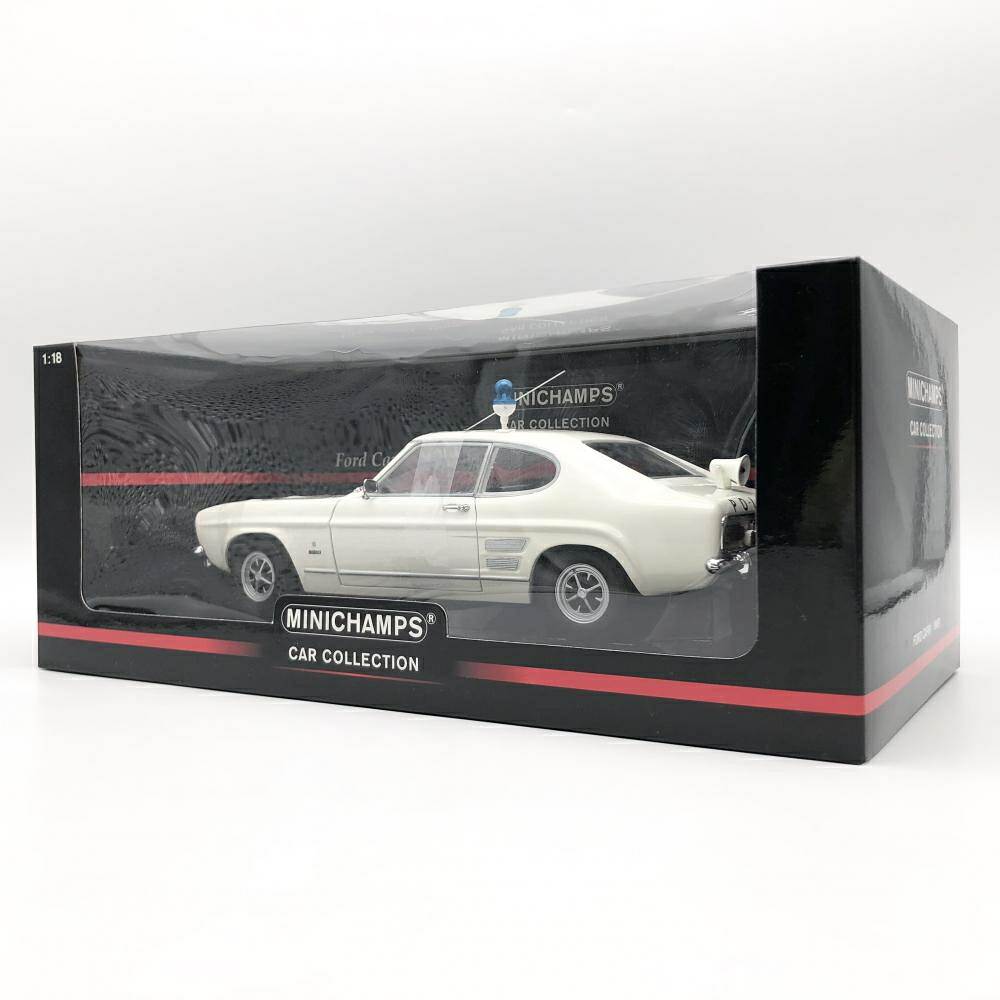 【中古】開封 MINICHAMPS ミニチャンプス 1/18 FORD CAPRI POLICE CAR 1969 フォード カプリ ポリスカー パトカー[17]