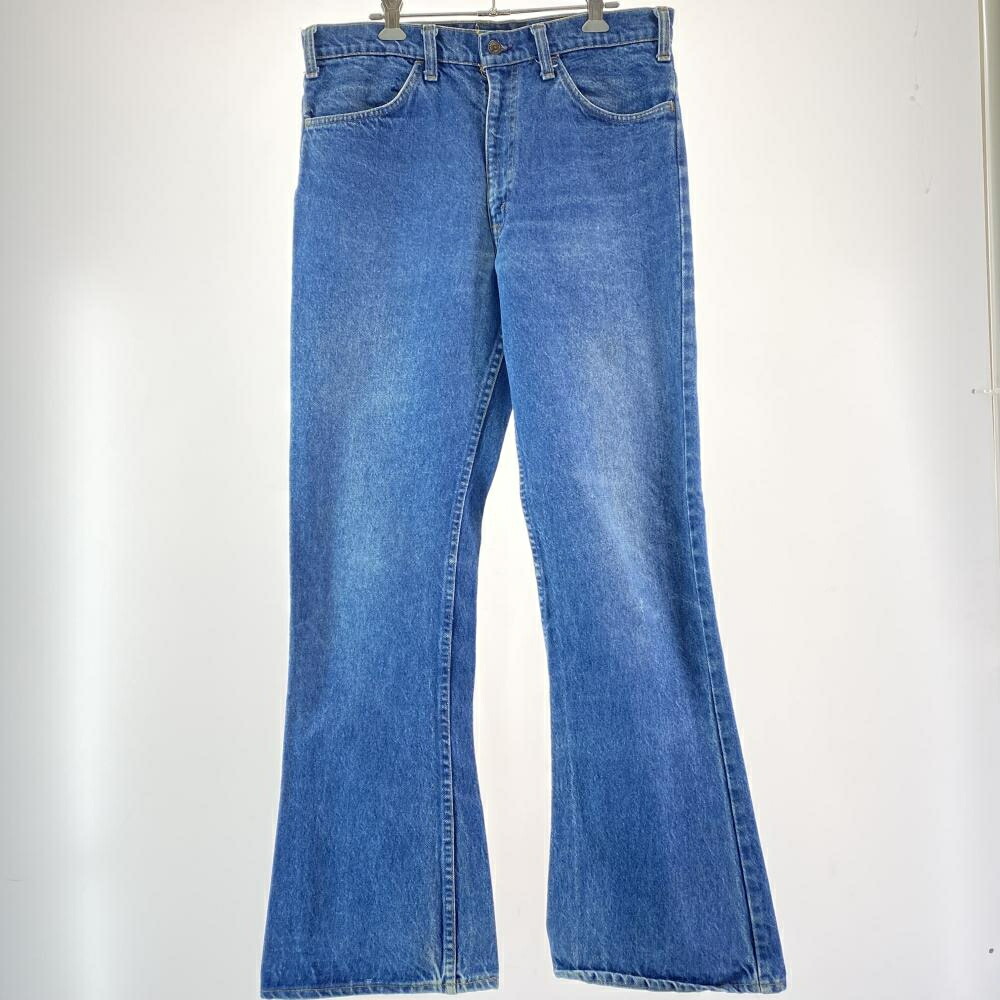 ヴィンテージ フレアデニム ベルボトム 646 濃紺 楽天市場】80s USA製 Levi's リーバイス646 ハチマル フレア