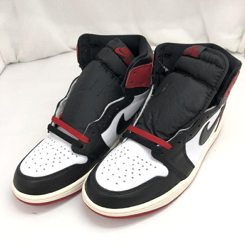 【中古】NIKE AIR JORDAN1 Black Toe Reimagined サイズ27cm DZ5485-106 ナイキ[91]