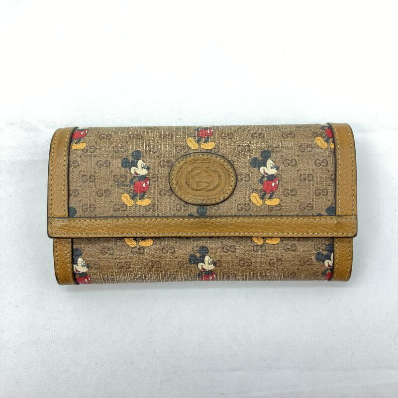 GUCCI ×Disney グッチ　ディズニー　美品　財布　コラボ　長財布 GUCCI】【ディズニーコラボ】グッチ『DISNEY×GUCCI ドナルド
