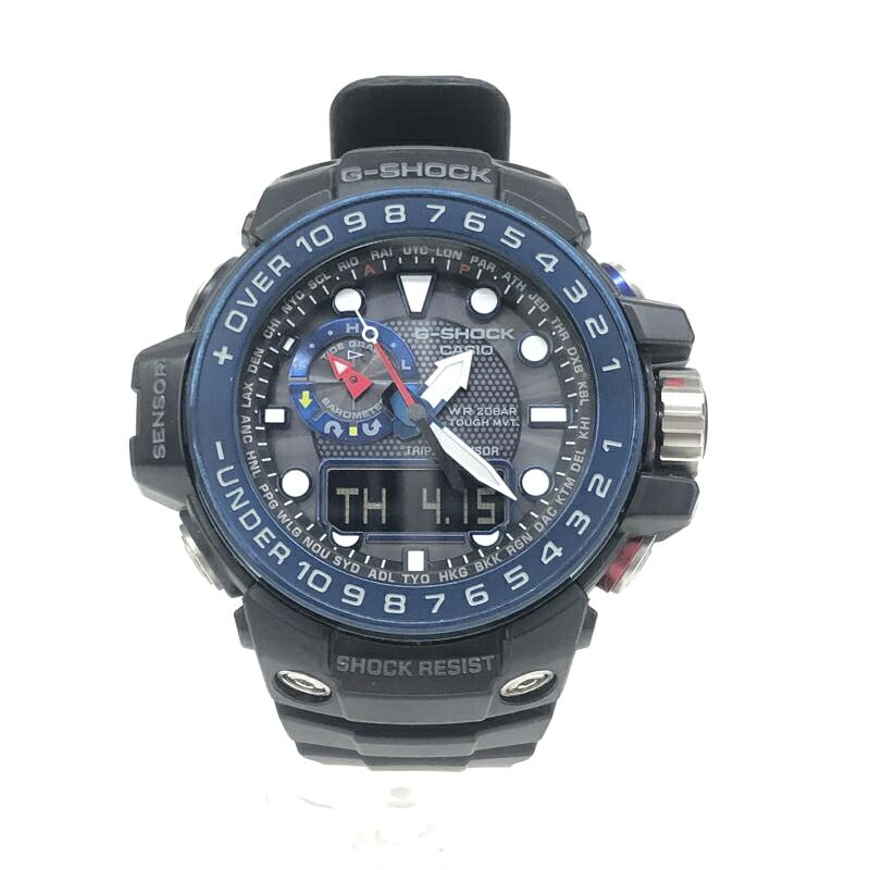 【中古】G-SHOCK GWN-1000B-1BJF ガルフマスター CASIO ジーショック[66]