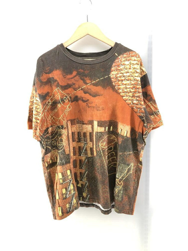 【中古】Supreme 19AW Martin Wong Ridge Street S/S TOP L[24]