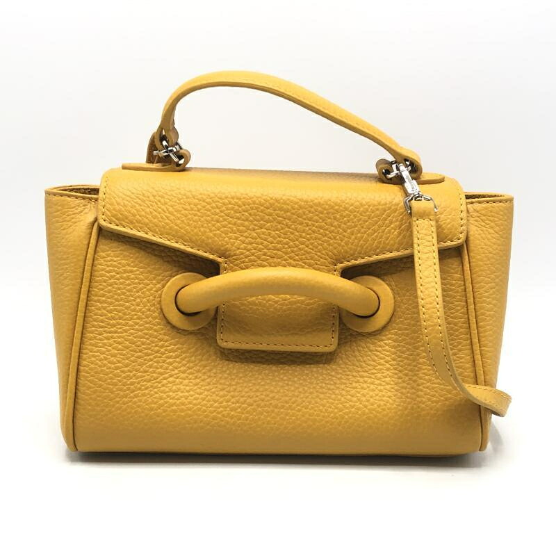 【中古】JANTJE_ONTEMBAAR &times; VASIC Ever Mini Mini ショルダーバッグ イエロー ヤンチェ_オンテンバール ヴァジック[10]｜お宝創庫