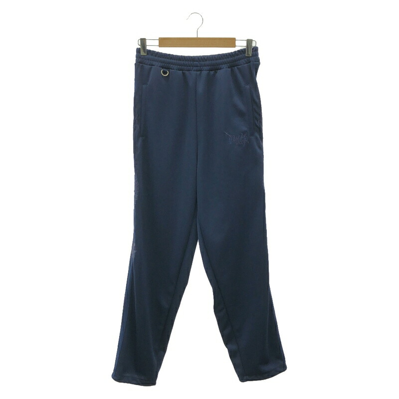 【未使用タグ付】doublet LAMINATE TRACK PANTS M 青 doublet / ダブレット】LAMINATE TRACK PANTS（ジャージ