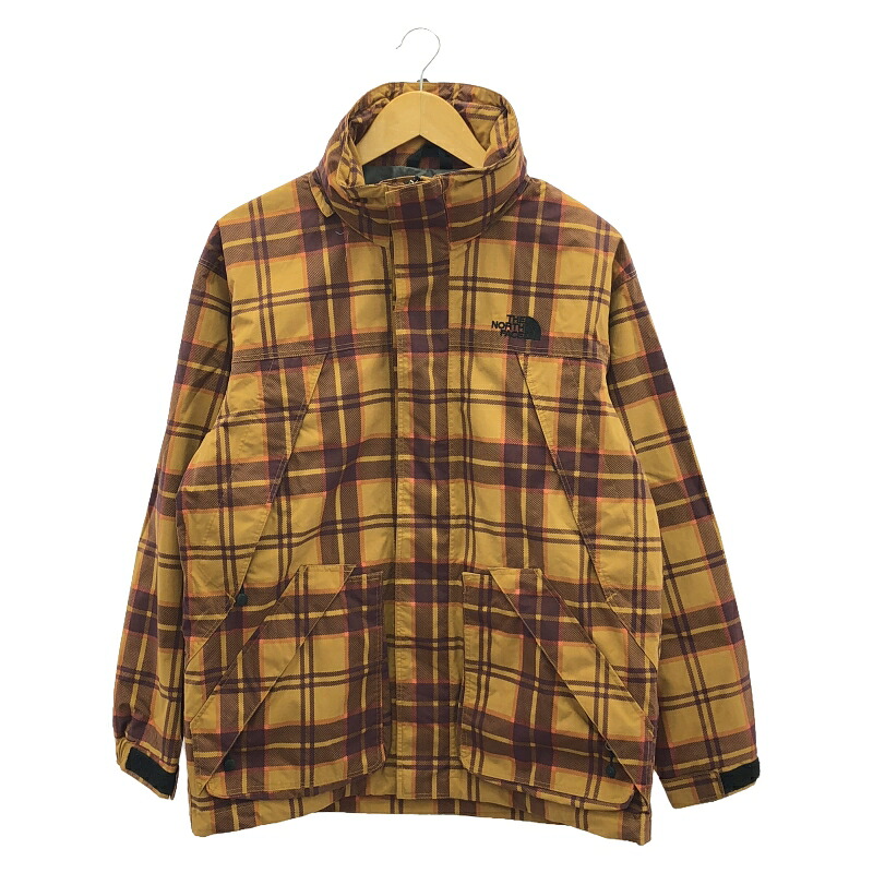 【中古】THE NORTH FACE マカルジャケット チェック サイズS NP10402 ノースフェイス[91]
