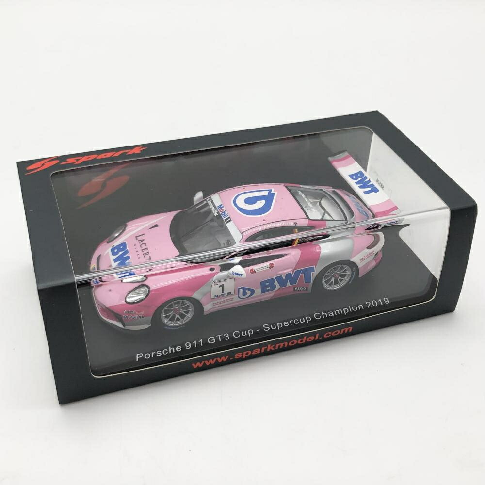 【中古】欠品 ぴかぴか光る模範例 1/43 ポルシェ カレラカップ No.1 Champion Supercup 2019[17] ミニカー・トイカー-車