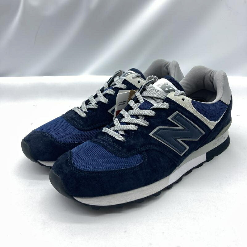 【中古】New Balance OU576PNV UK9 1/2 サイズ28cm ニューバランス ネイビー[19]