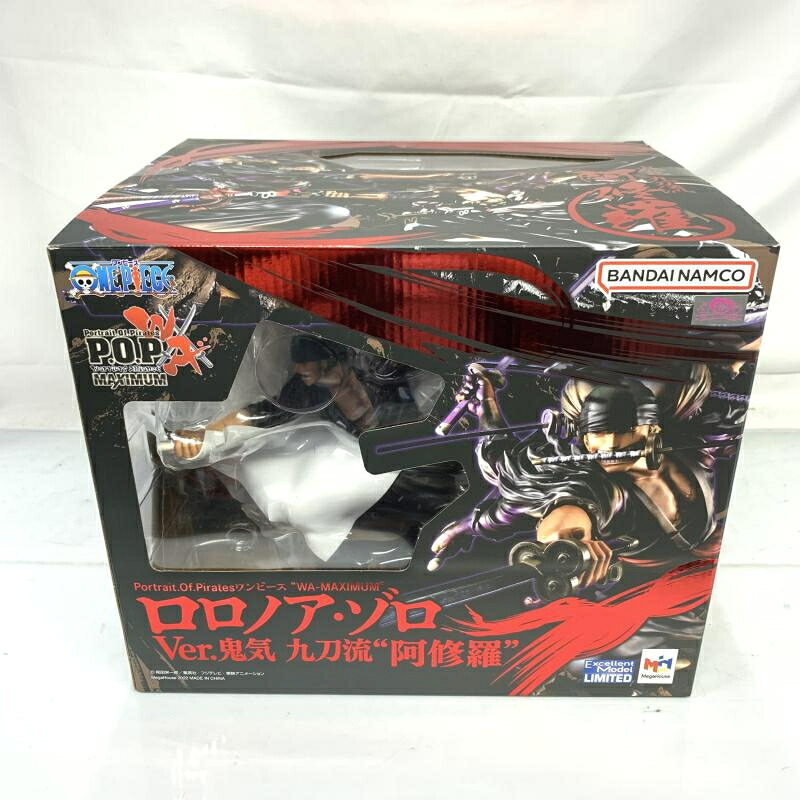 【中古】開封)Portrait.Of.Pirates (P.O.P) WA-MAXIMUM ロロノア・ゾロ Ver.鬼気 九刀流 “阿修羅”[91]
