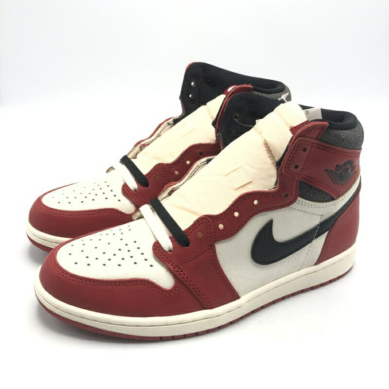 【中古】NIKE AIR JORDAN1 High OG Lost\u0026Found/Chicago スニーカー 27.5糎 DZ5485-612 白いこと 赤いこと 黒いこと ナイキ[10]