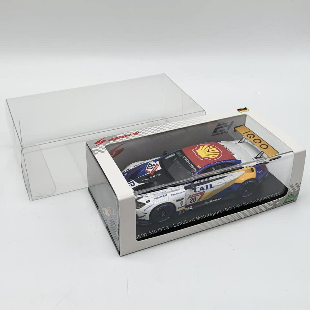 【中古】開封 ぴかぴか光る模範例 1/43 BMW M6 GT3 No.20 Schubert Motorsport 6th 24H Nurburgring 2021[17] ミニカー・トイカー-乗り物のおもちゃ-車