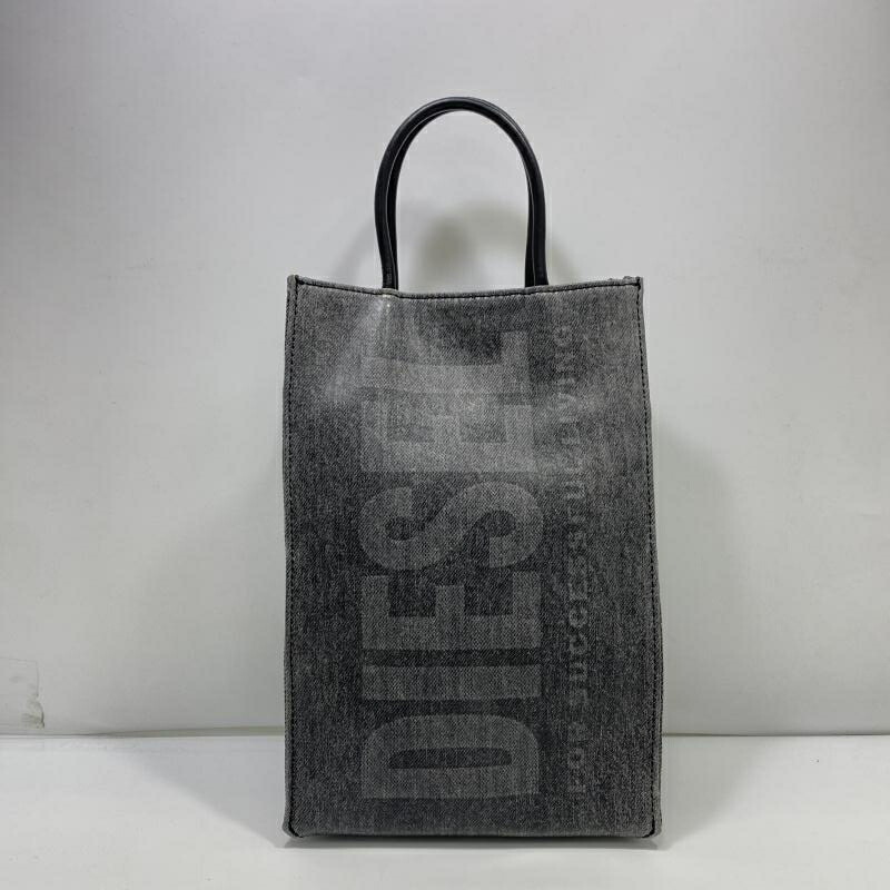 ほぼ新品　DIESEL 2way ショッパーバッグ デニム ブルー ロゴ 大容量 楽天市場】□新品□未使用□ DIESEL ディーゼル デニム 2WAY