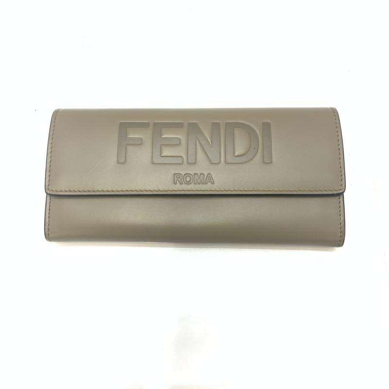【中古】FENDI FENDI フェンディ コンチネンタル グレー 8M0251 フェンディ[92]