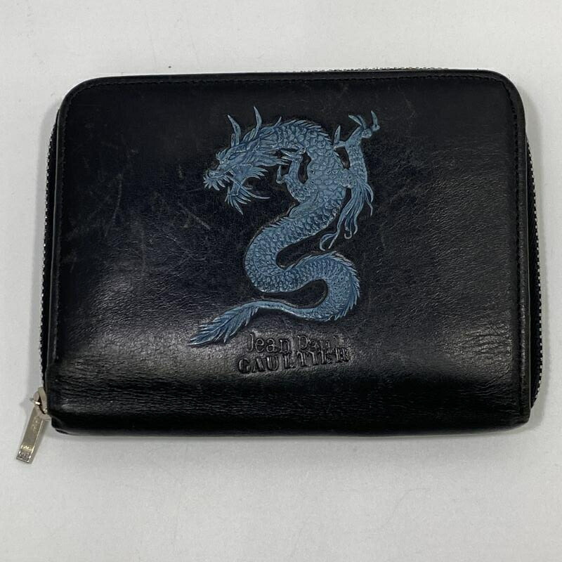 JeanPaulGaultier ゴルチェ　二つ折り財布　楽園　モノクロ JeanPaulGaultier ゴルチェ 二つ折り財布 楽園 モノクロ