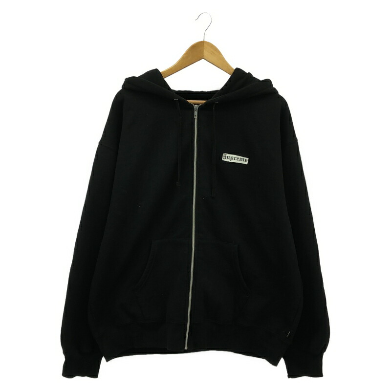 Supreme SPREAD ZIP UP HOODED SWEATSHIRTスウエットシャツ Supreme Spread Zip Up Hooded Sweatshirt Black Men's - SS24 - US